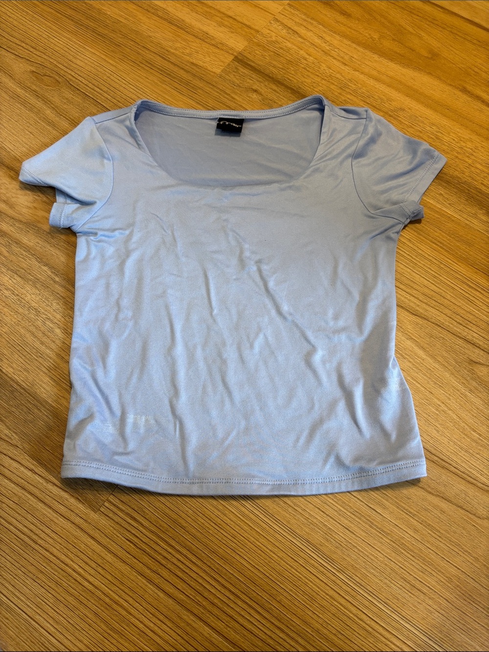 art class Light Blue Scoop Neck Short Sleeve Tee